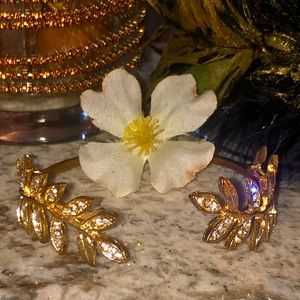 Gold Olive Branch Arm/Wrist Cuff